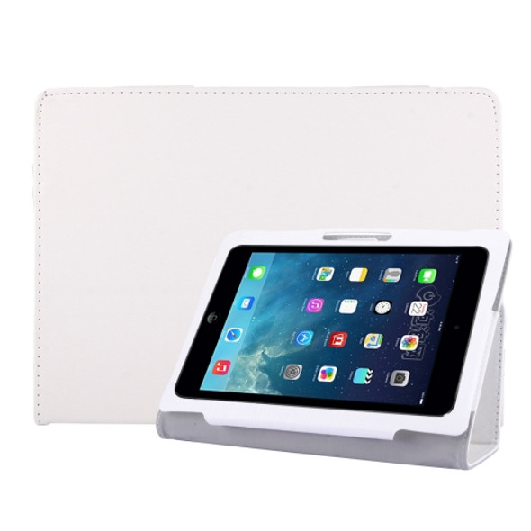 Universal 9.6 inch / 10.1 inch Tablets PC Protective Leather Case(White)