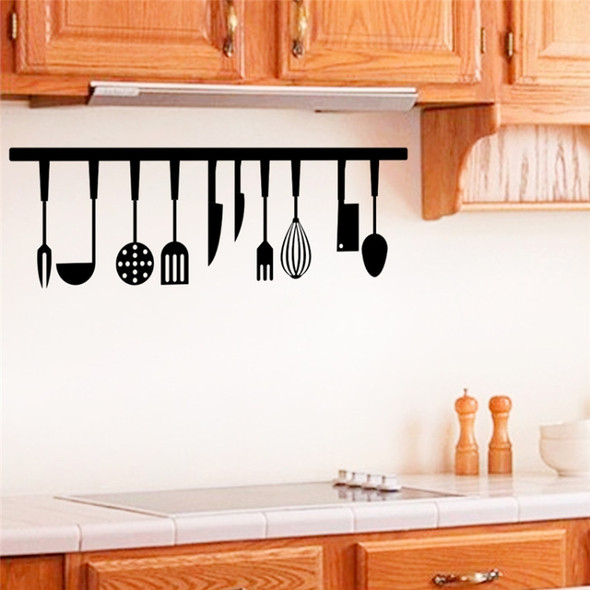 3D Effect Kitchen Tools Restaurant Wall Stickers Kitchen Decoration Home Decor DIY Wall Art