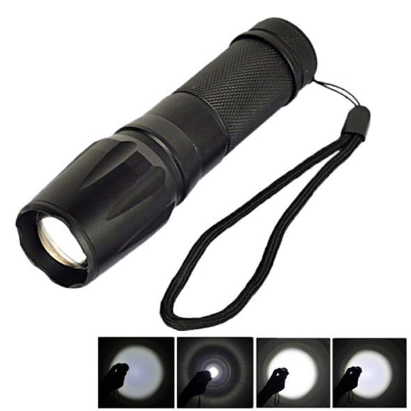 LT-SI CREE XM-L T6 5-Mode White Light LED Flashlight, 2000 LM Adjustable Focus (Black)