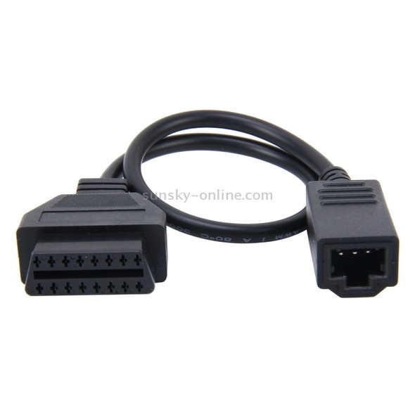 3 Pin to 16 Pin OBD Diagnostic Cable for Honda(Black)