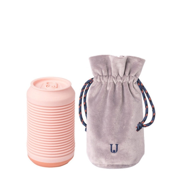 Hot Water Bottle Warm Water Bag Irrigation Hand Warmer(Pink Cola)