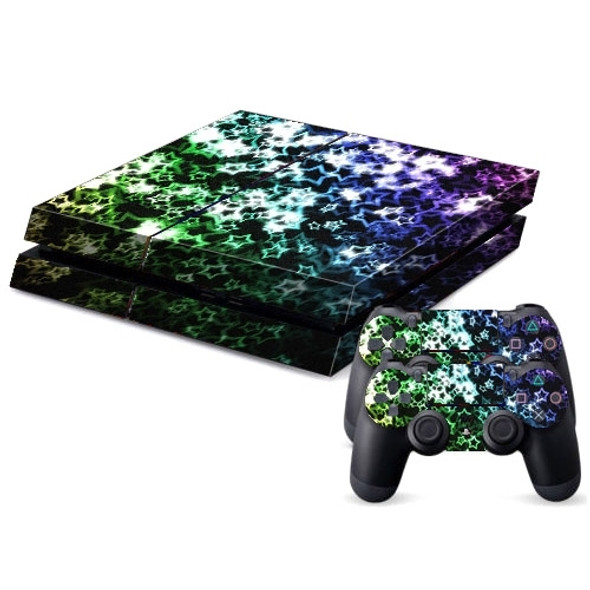 Star Pattern Decal Stickers for PS4 Game Console