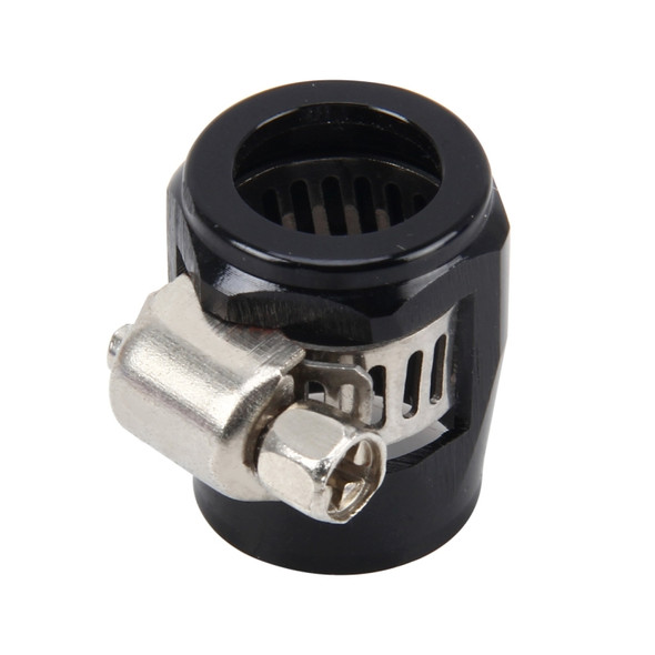 AN6 Car Performance Aluminum Accessories Adapter Nitrite Hose Finisher Adapter Nylon Braided Hose Clamp Black Finish