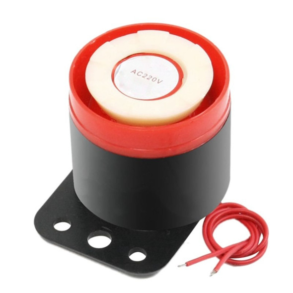 Alarm High Decibel Buzzer Electronic Alarm Vibration(Red)