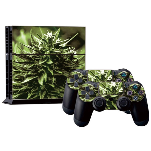 Plant Pattern Decal Stickers for PS4 Game Console