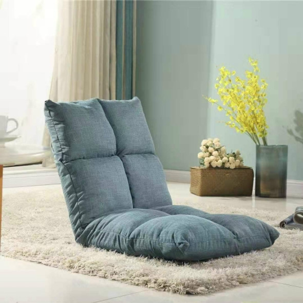 Lazy Sofa Chair Tatami Floor Cushions Bed Chair Folding Sofa(Sea Clear)