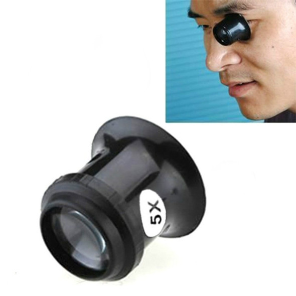 Watch Repair Tool Eyepiece Repair Watch Eye Mask Magnifier, Color:5X