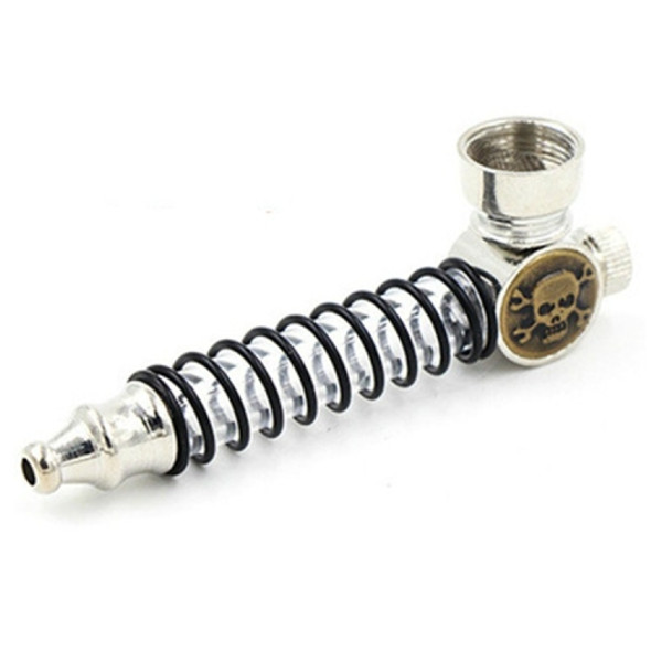 Flashing Pipe With Metal Skull And Small Pipe(Black)