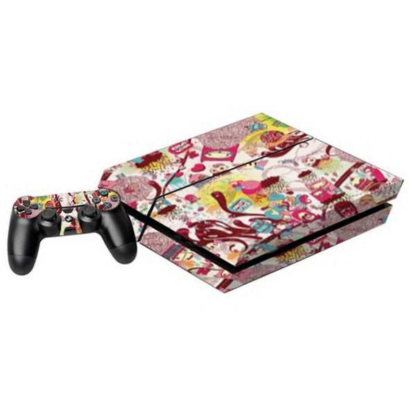 Cartoon Character Pattern Decal Stickers for PS4 Game Console