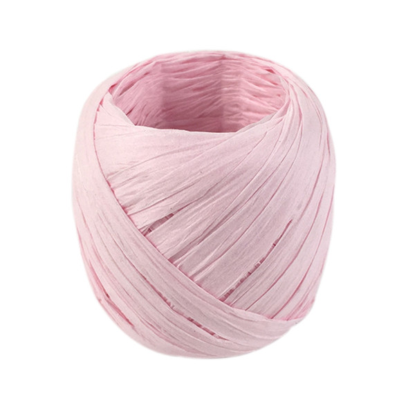 3 PCS 20M Paper Rope Raffia Ribbon Natural Lace Rope Gift Box Wrapping DIY Decoration(Wood )