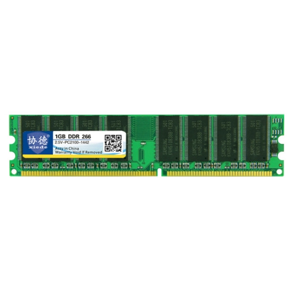 XIEDE X003 DDR 266MHz 1GB General Full Compatibility Memory RAM Module for Desktop PC