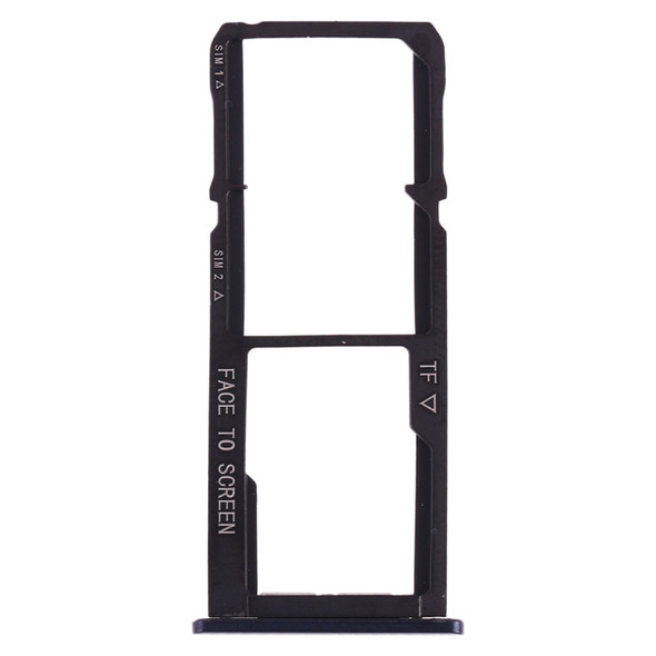 SIM Card Tray + SIM Card Tray + Micro SD Card Tray for Asus Zenfone 4 Selfie ZD553KL / ZB553KL (Dark Blue)