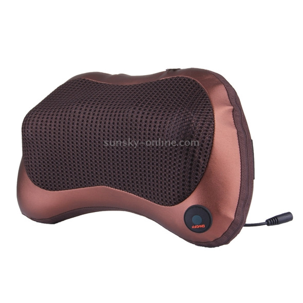 FP-8018 Multifunctional Portable Onboard 4 Heated Rollers Car Home Massage Pillow, Size: 30 x 18.5 x 8 cm