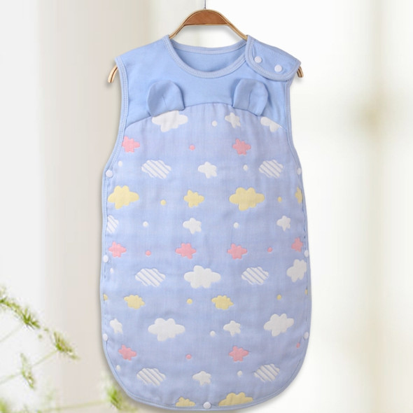 Spring Summer Cotton Soft And Airpermeability Sleeping Bag, Size:100/62(Blue Cloud)