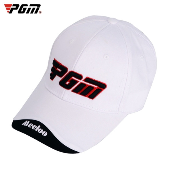PGM Golf Cotton Sweat-absorbent Hat Sun Hat for Men(White Black)
