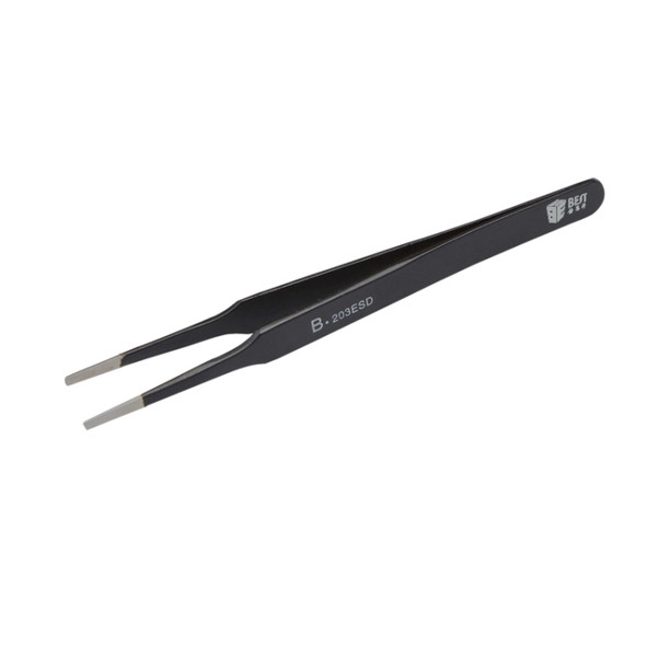 BEST BST-203ESD 202 Stainless Steel Anti-static Tip Tweezers