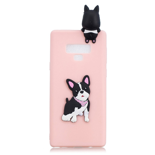 For Galaxy Note 9 3D Cartoon Pattern Shockproof TPU Protective Case(Cute Dog)