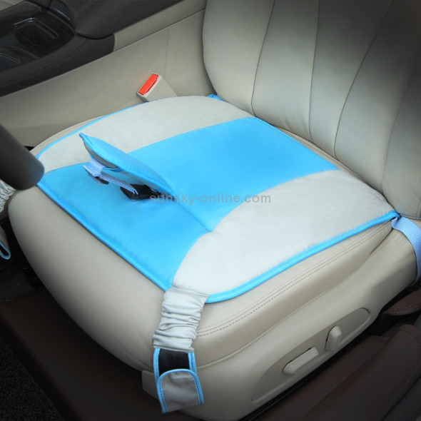 Car Safety Seat Protective Pad with Clip Back Abdominal Belt for Pregnant Woman (Sky Blue)