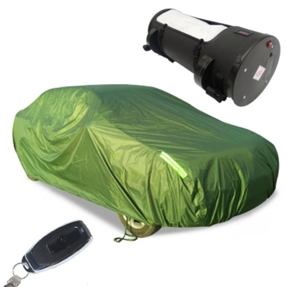Sunscreen Insulated Rainproof Intelligent Automatic Remote Control Car Cover (Army Green)