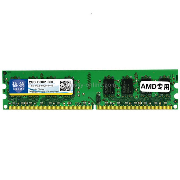 XIEDE X020 DDR2 800MHz 2GB General AMD Special Strip Memory RAM Module for Desktop PC