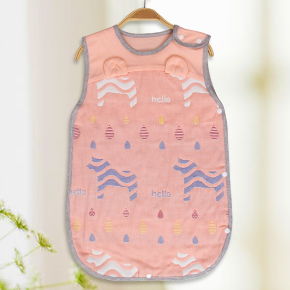 Spring Summer Cotton Soft And Airpermeability Sleeping Bag, Size:120/66(Orange Zebra)