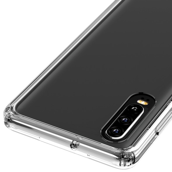 Scratchproof TPU + Acrylic Protective Case for Huawei P30(Black)