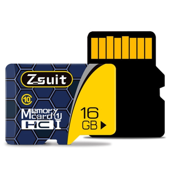 Zsuit 16GB High Speed Class10 Silver Grey TF(Micro SD) Memory Card