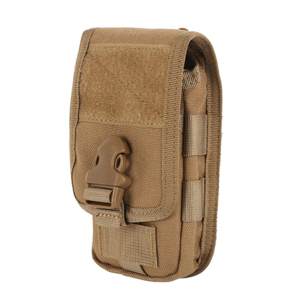 2 PCS Multifunctional Molle System Waist Bag Outdoor Running Pockets for Mobile Phone under 5.5 inch(Mud)