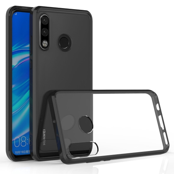 Scratchproof TPU + Acrylic Protective Case for Huawei P30 Lite(Black)