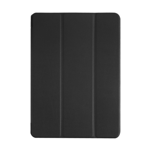 Custer Texture Horizontal Flip Leather Case with 3-folding Holder for ASUS ZenPad 10 / Z300(Black)