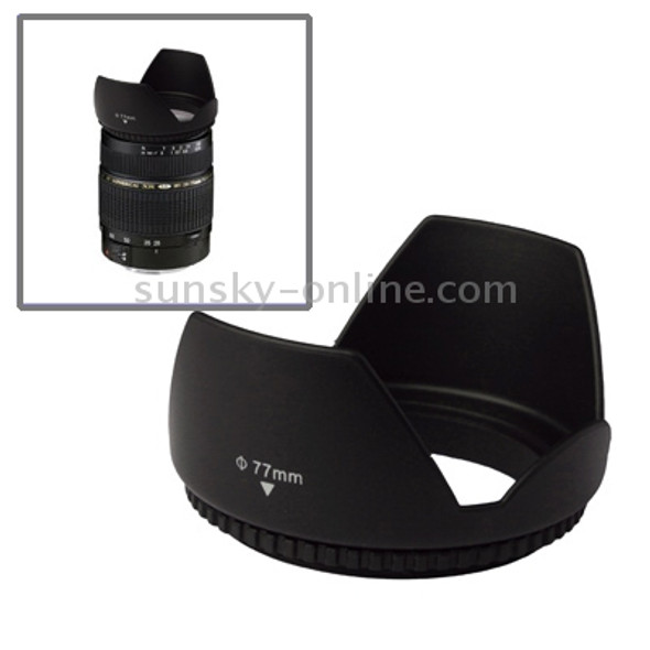 77mm Lens Hood for Cameras(Screw Mount)(Black)