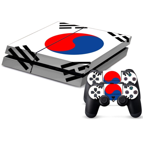 Flag Pattern Decal Stickers for PS4 Game Console