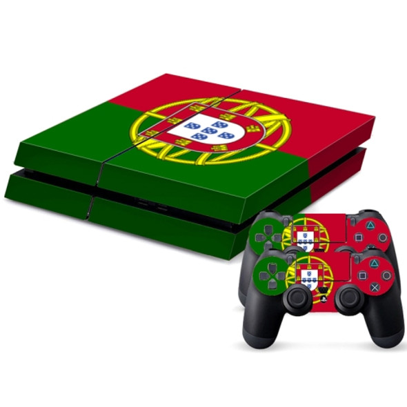 Portuguese Flag Pattern Decal Stickers for PS4 Game Console