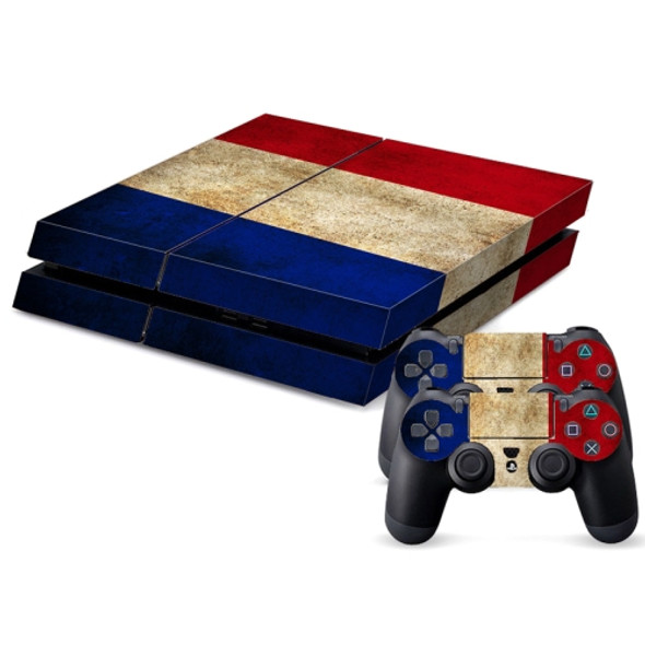 Dutch Flag Pattern Decal Stickers for PS4 Game Console