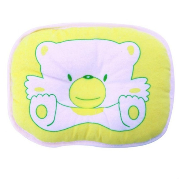 Baby Pillow Styling Pillow Cartoon Anti-headrest Pillow(Yellow)