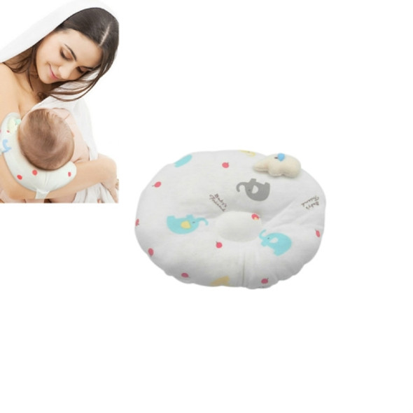 Mother Breastfeeding Multifunctional Nursing Pillow Baby Anti-vomiting Nursing Breast Pad(Elephant)