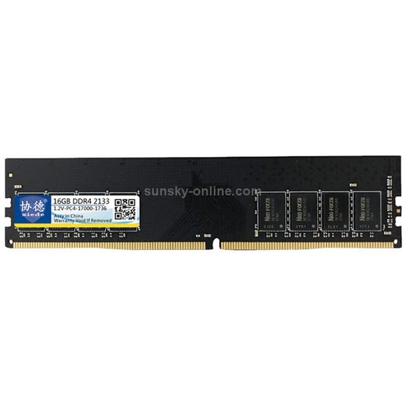 XIEDE X050 DDR4 2133MHz 16GB General Full Compatibility Memory RAM Module for Desktop PC