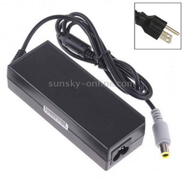 US Plug AC Adapter 20V 4.5A 90W for ThinkPad Notebook, Output Tips: 7.9 x 5.0mm