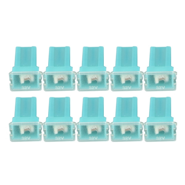 10 PCS Vehicle Car Plastic Shell Straight Female Terminal Push in Blade Cartridge PAL Fuse 20Amp 32V