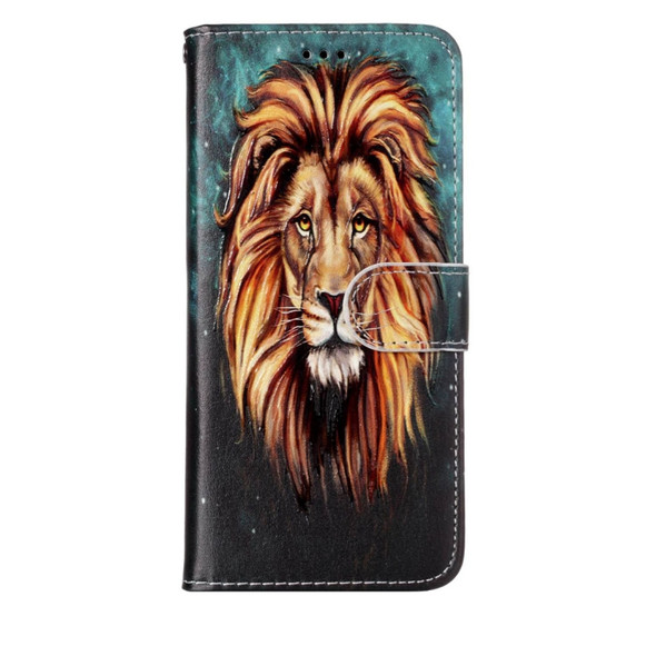 For Galaxy S9 Gloss Oil Embossed Lion Pattern Horizontal Flip Leather Case with Holder & Card Slots & Wallet