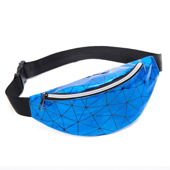 Fashionable Unisex Chest Bag Fanny Pack Waist Bag Waterproof Laser Bags(Blue)