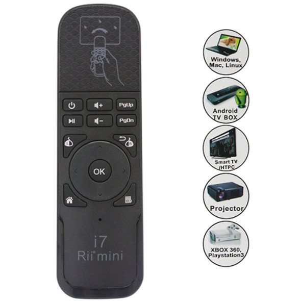 Rii i7 Mini Wireless Air Mouse Keyboard Remote for HTPC / Android TV Box / Xbox360