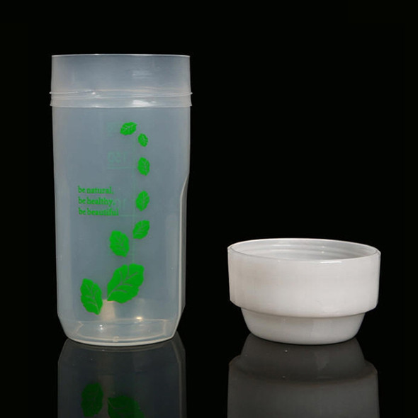 Beverage Juice Powder Shake Cup Environmentally Friendly Food Grade Plastic Cup(White)