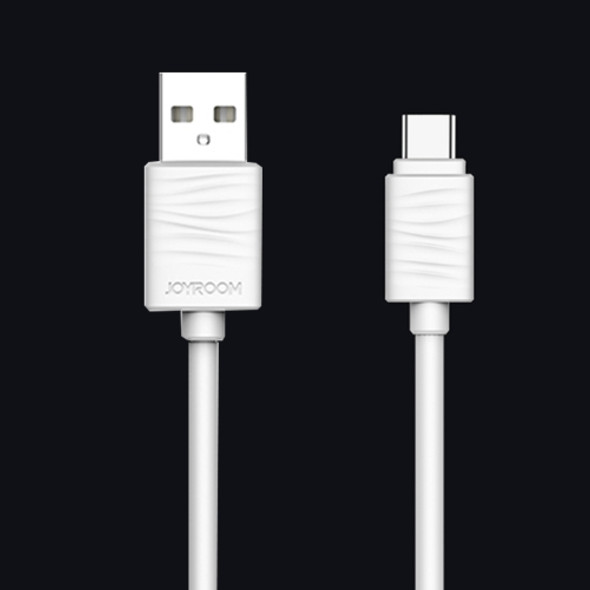 JOYROOM JR-S118 1m 2.4A Type C to USB Fast Charging Cord Charge Cable, For Samsung / Huawei P9 / Xiaomi 5 / Meizu Pro 5 / LG / HTC and Other Smartphones(White)