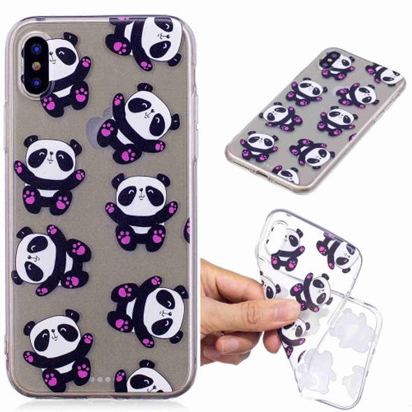 Painted TPU Protective Case For Galaxy S10 Plus(Hug Bear Pattern)