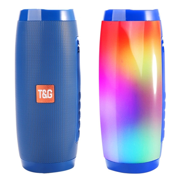 TG157 Bluetooth 4.2 Mini Portable Wireless Bluetooth Speaker with Melody Colorful Lights (Blue)