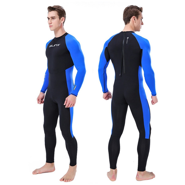 SLINX 1707 Lycra Quick-drying Long-sleeved Sunscreen Full Body Diving Wetsuit for Men, Size: XXXL