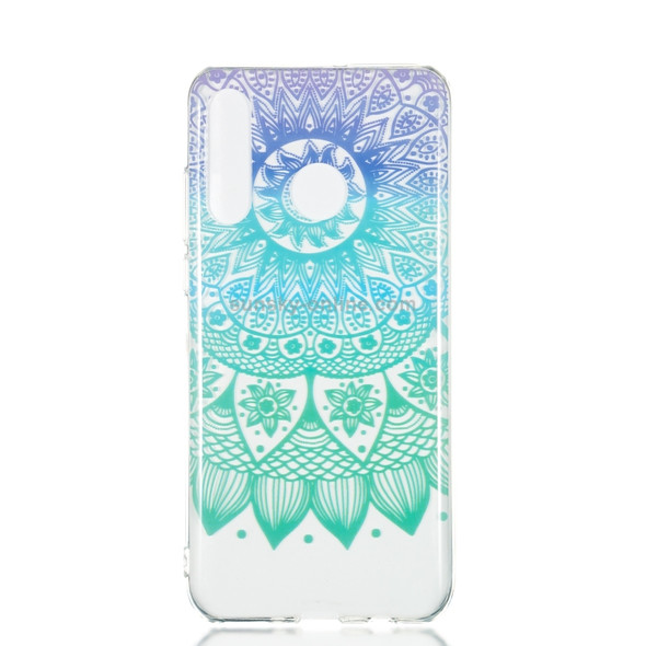 Datura Bell Pattern Highly Transparent TPU Protective Case for Huawei P30 Lite