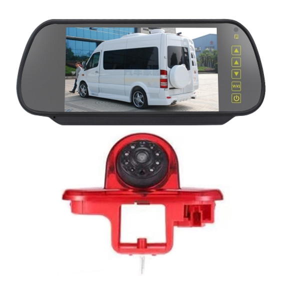 PZ464 Car Waterproof Brake Light View Camera + 7 inch Rearview Monitor for Renault / Vauxhall