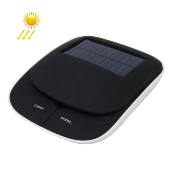 Wireless Solar Car Air Purifier HEAP Filter  Air Cleaner Ionic Air Freshener(Black)
